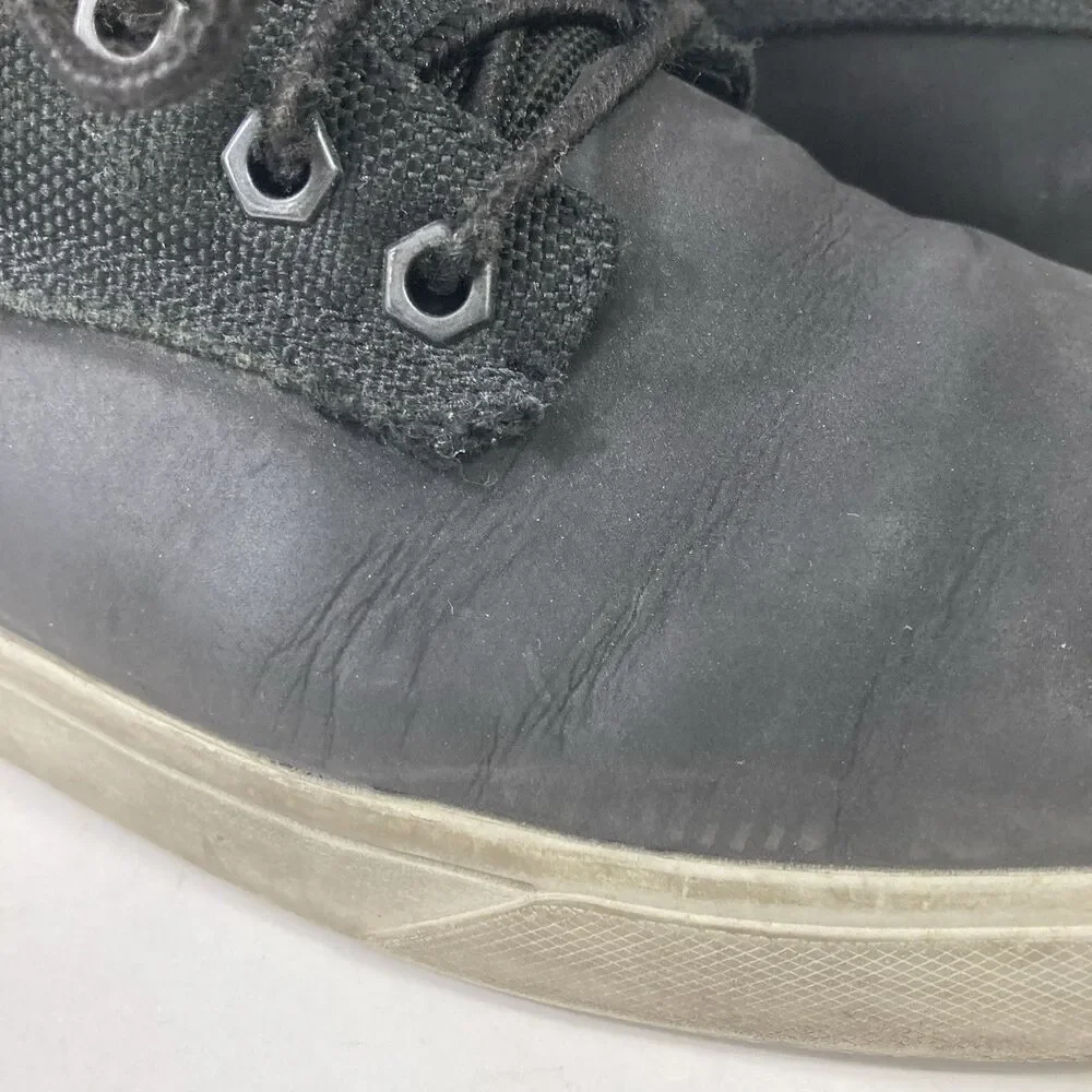 Timberland Ortholite Groveton-Men's Sz 8-Black Leather + Synthetic Chukka- 9465B